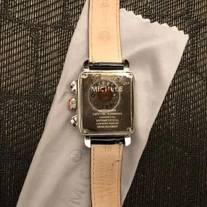 Michele | Accessories | Michele Deco Diamond Chronograph 33 